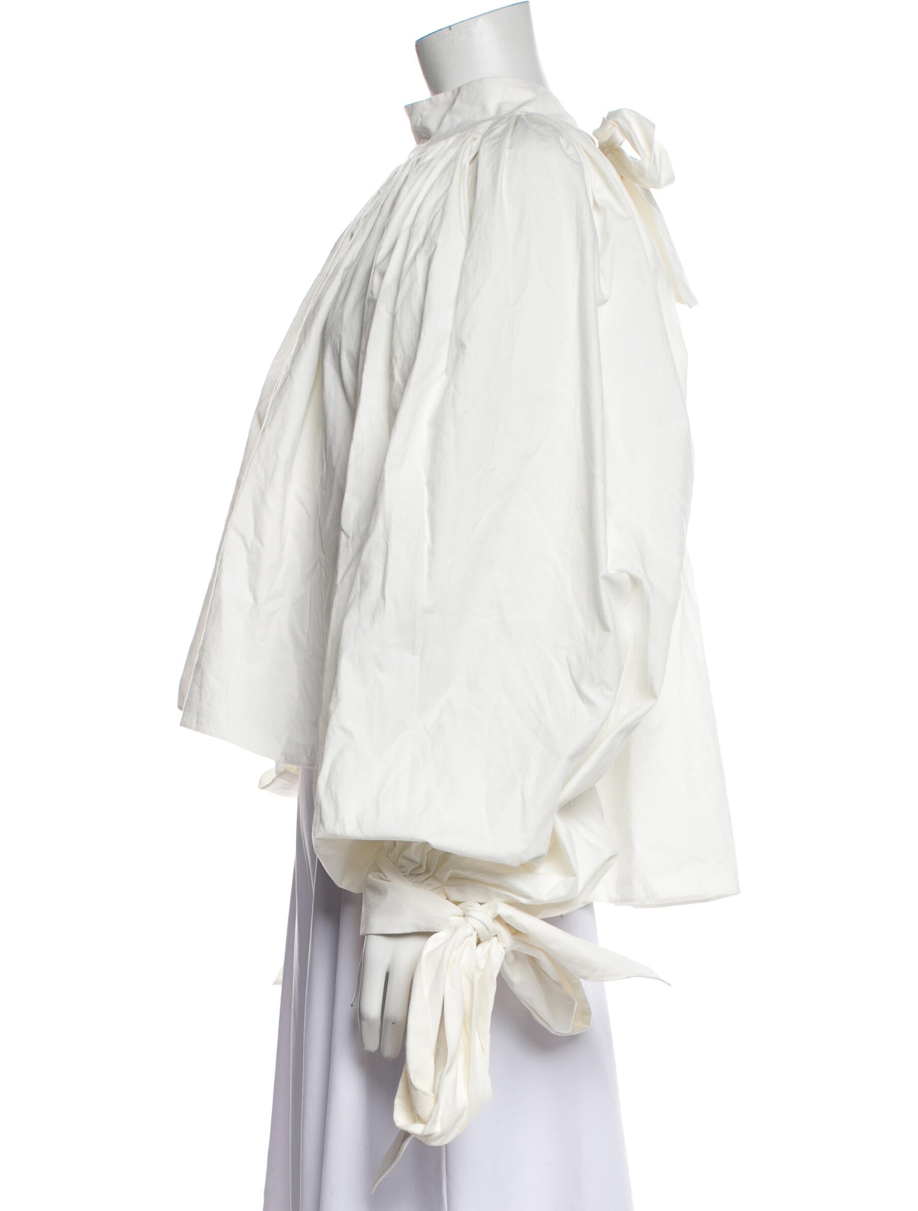 A.W.A.K.E. Mode Mock Neck Long Sleeve Crop Top