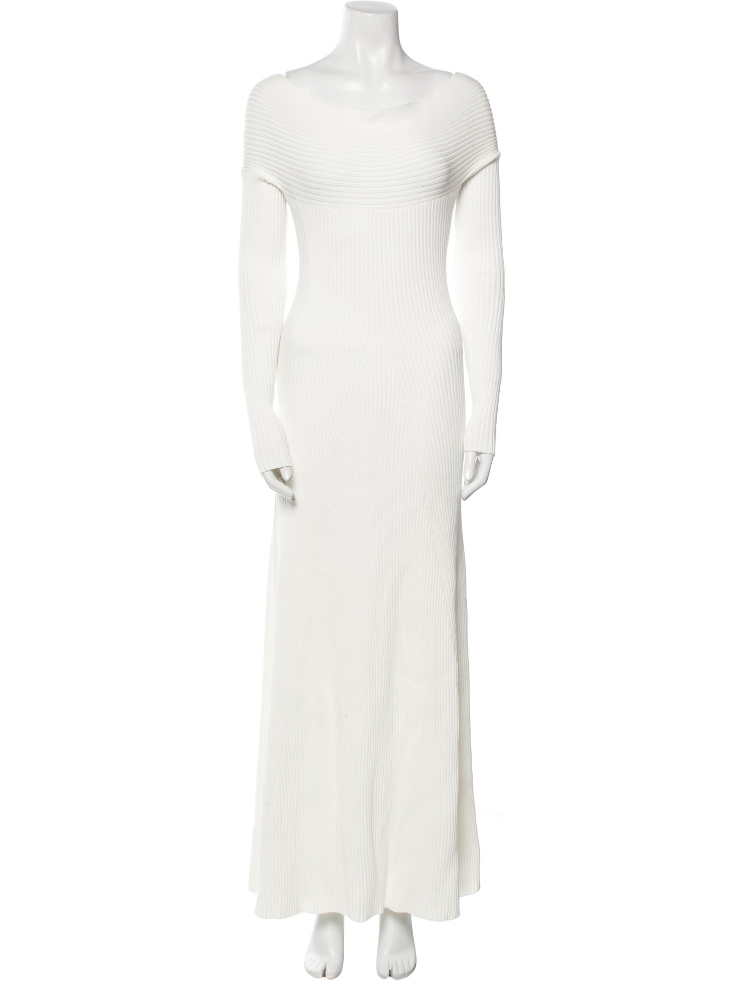 A.W.A.K.E. Mode Bateau Neckline Long Dress