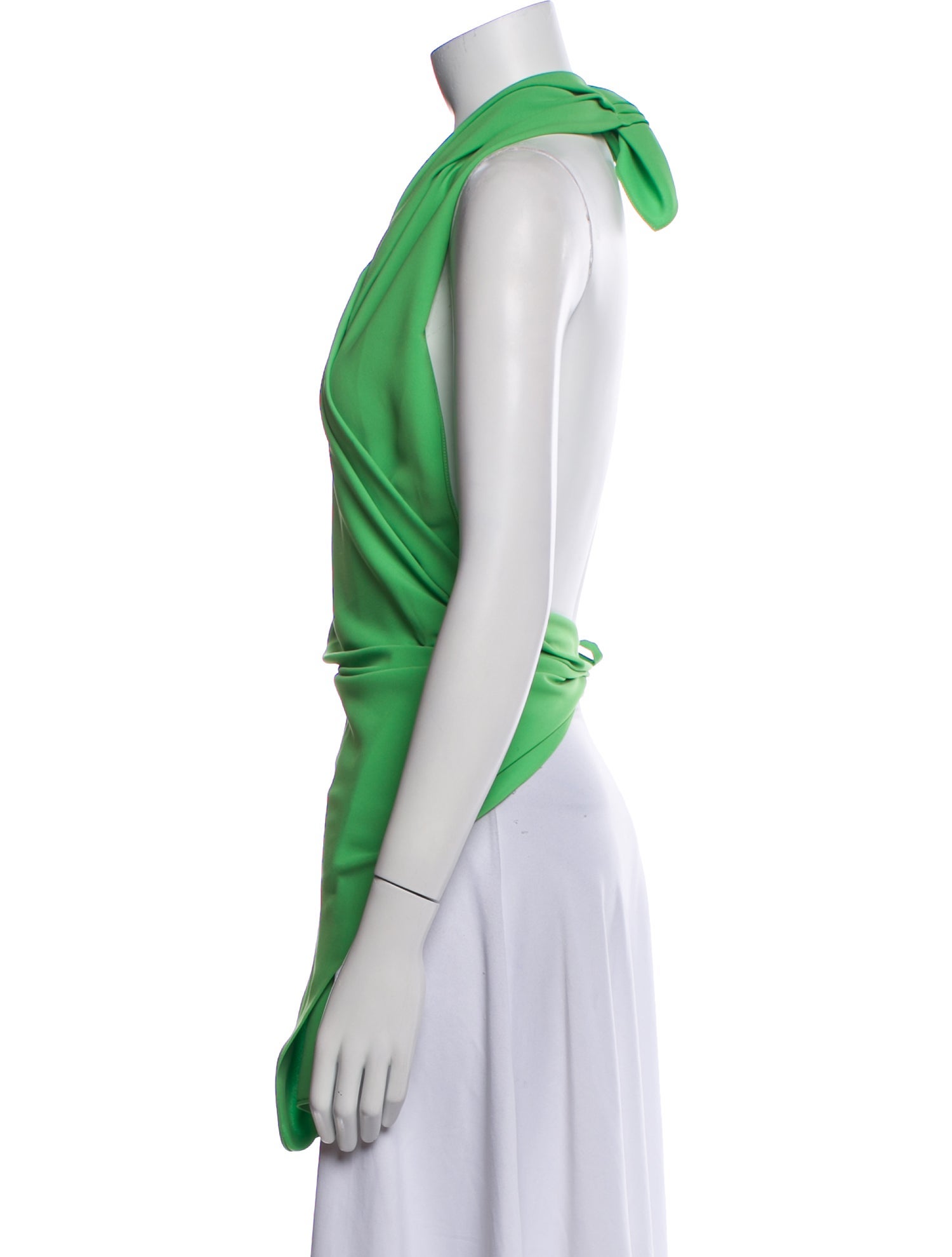 A.W.A.K.E. Mode Cowl Neck Sleeveless Tunic