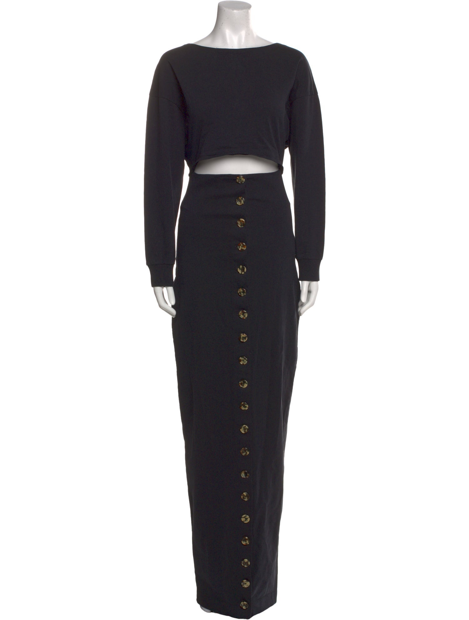 A.W.A.K.E. Mode Bateau Neckline Long Dress w/ Tags