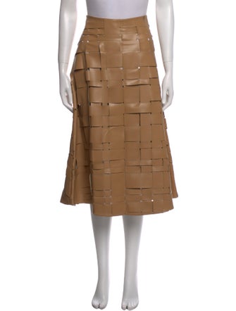 A.W.A.K.E. Mode Mesh Accents Midi Length Skirt