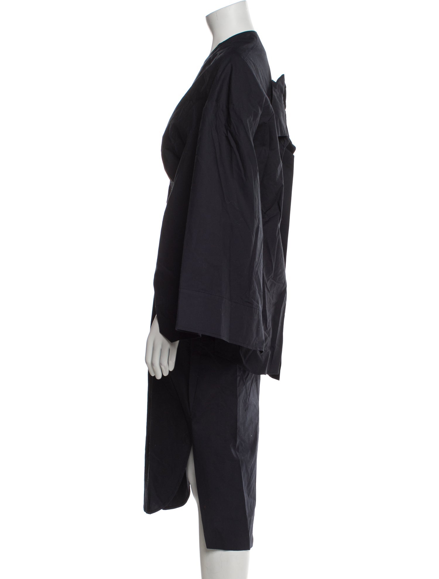 A.W.A.K.E. Mode V-Neck Midi Length Dress