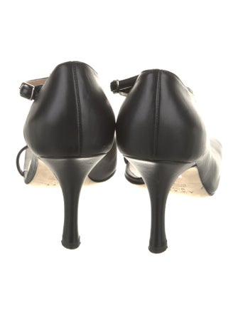 A.W.A.K.E. Mode Leather T-Strap Pumps