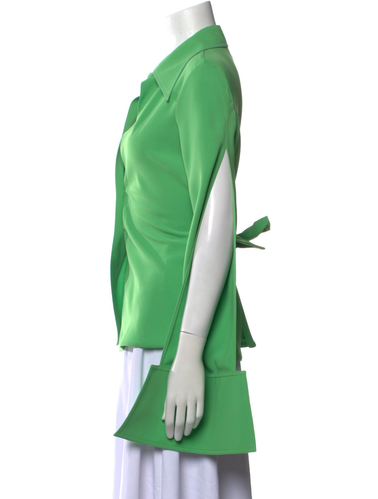 A.W.A.K.E. Mode V-Neck Long Sleeve Blouse