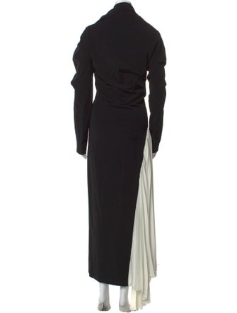 A.W.A.K.E. Mode Cowl Neck Long Dress