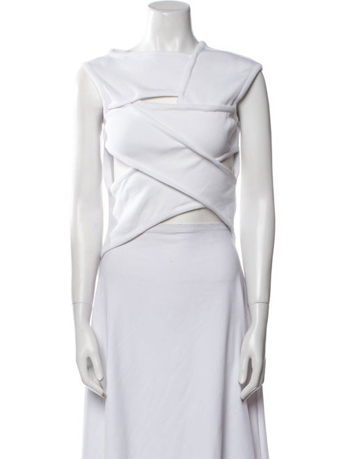 A.W.A.K.E. Mode One-Shoulder Sleeveless Crop Top