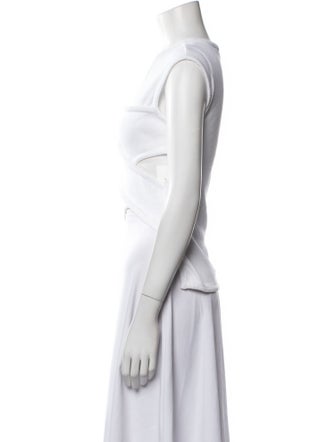 A.W.A.K.E. Mode One-Shoulder Sleeveless Crop Top