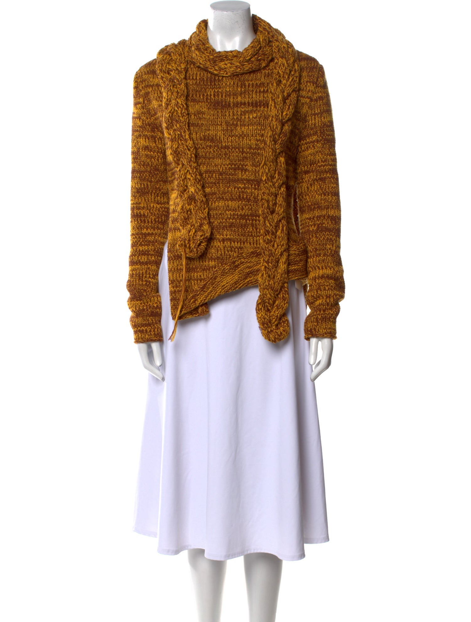 A.W.A.K.E. Mode Cowl Neck Sweater