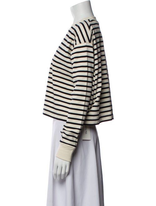 A.W.A.K.E. Mode Striped Crew Neck Crop Top