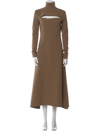 A.W.A.K.E. Mode Turtleneck Long Dress