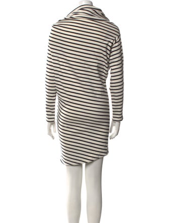 A.W.A.K.E. Mode Striped Knee-Length Dress