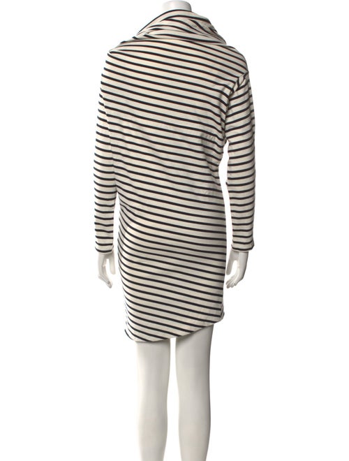 A.W.A.K.E. Mode Striped Knee-Length Dress