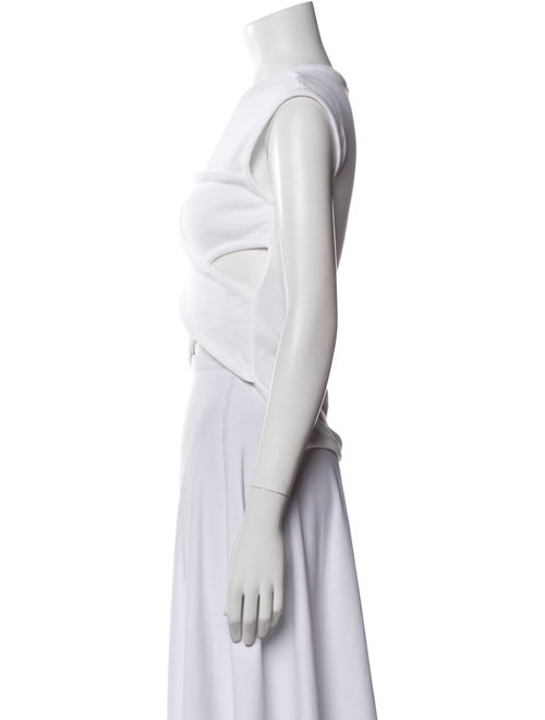 A.W.A.K.E. Mode Cowl Neck Sleeveless Crop Top