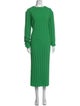 A.W.A.K.E. Mode Crew Neck Long Dress