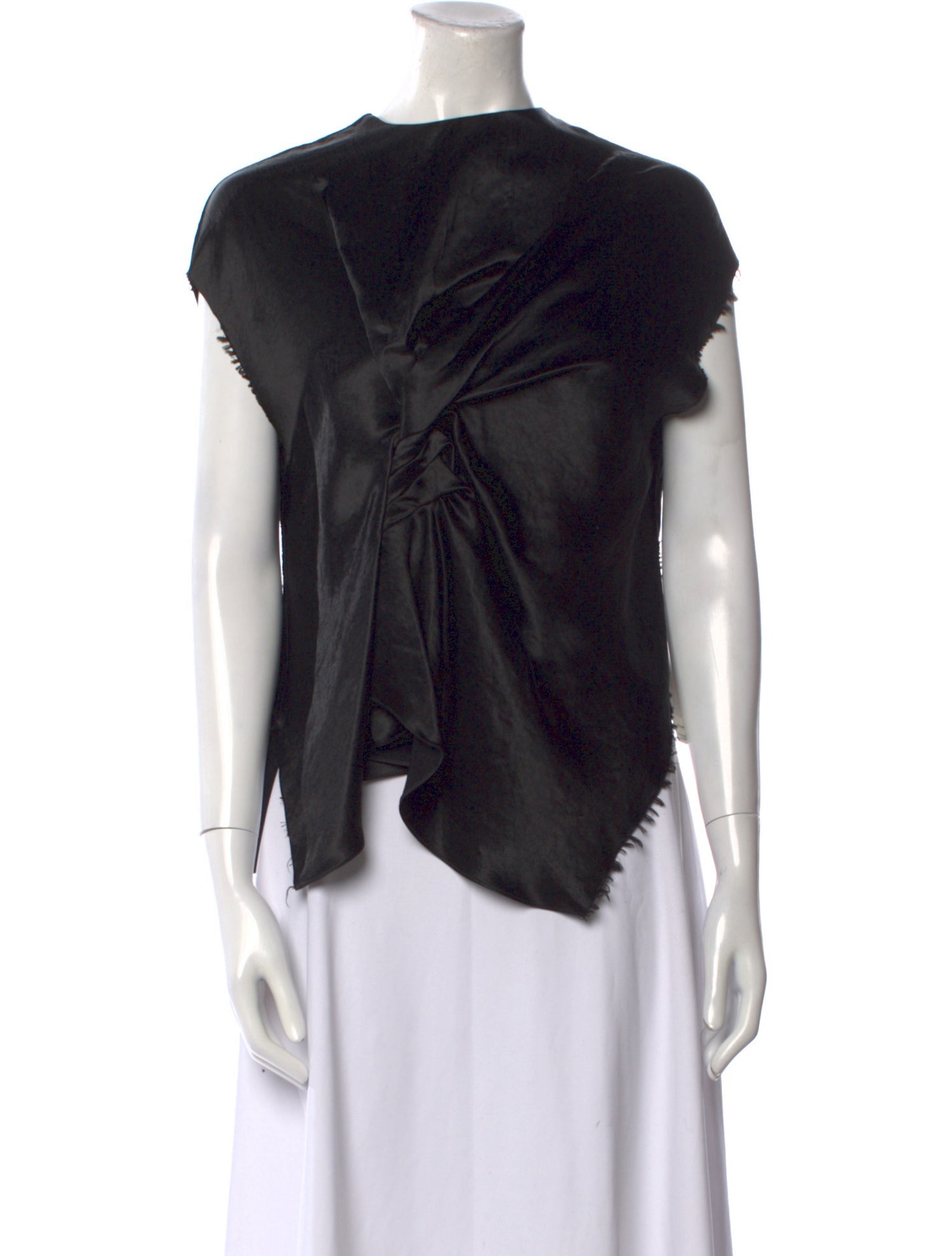 A.W.A.K.E. Mode Silk Bateau Neckline Top w/ Tags