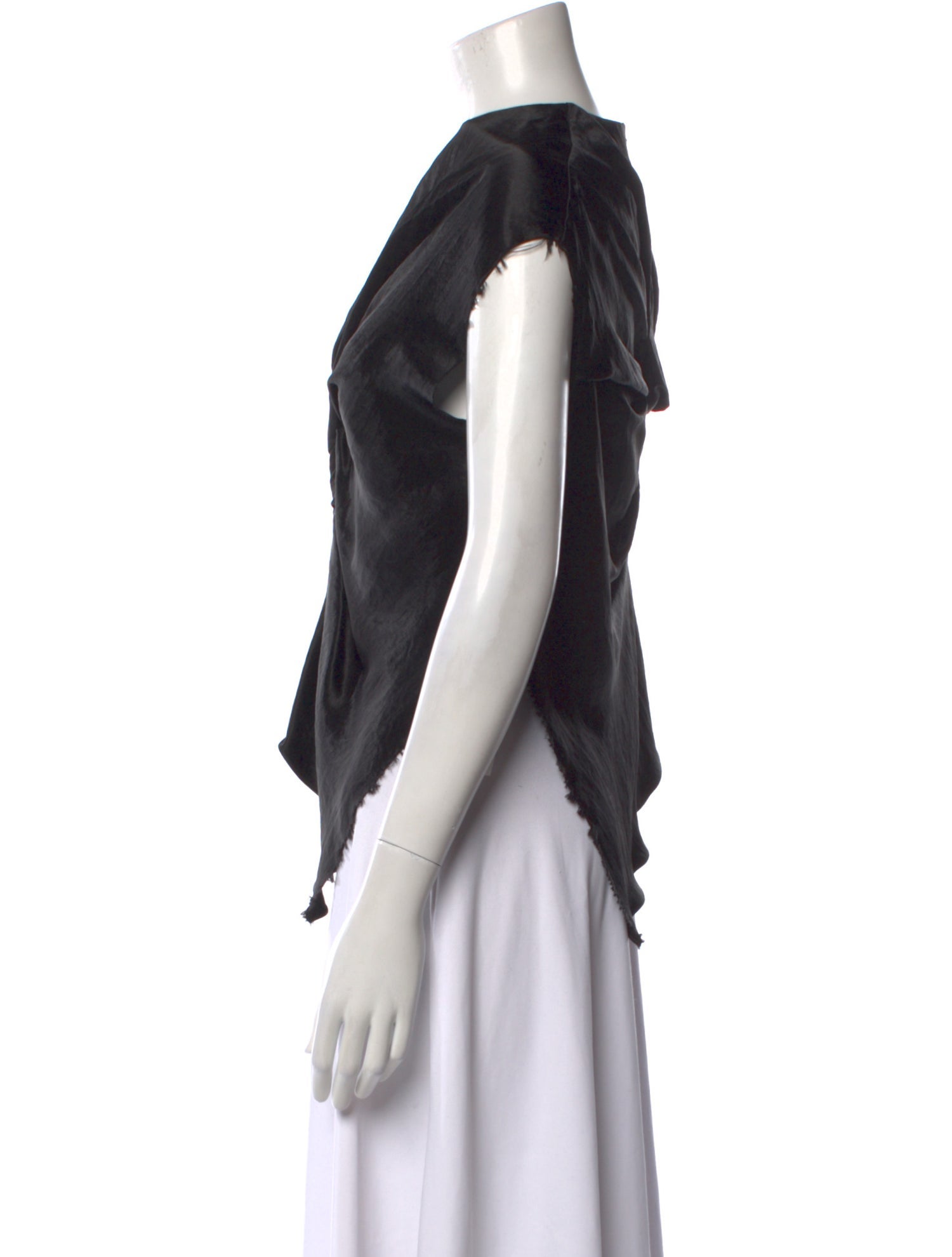 A.W.A.K.E. Mode Silk Bateau Neckline Top w/ Tags