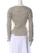 A.W.A.K.E. Mode Striped Crew Neck Top