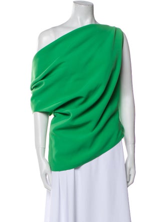 A.W.A.K.E. Mode Cowl Neck Three-Quarter Sleeve Blouse