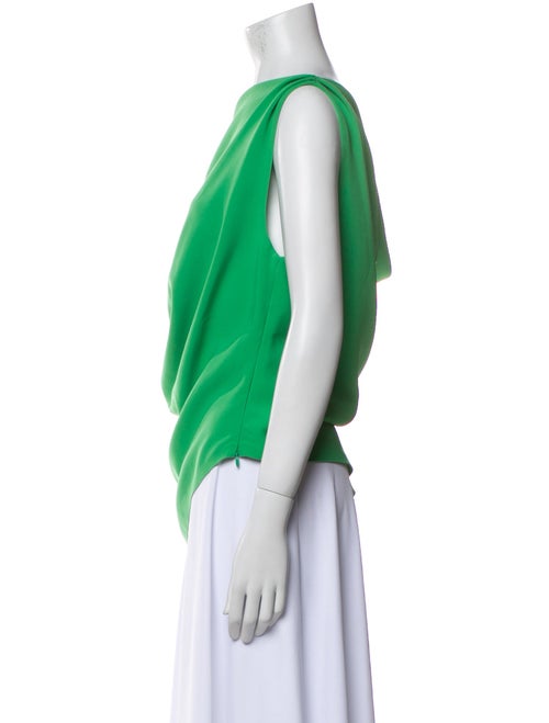 A.W.A.K.E. Mode Cowl Neck Three-Quarter Sleeve Blouse