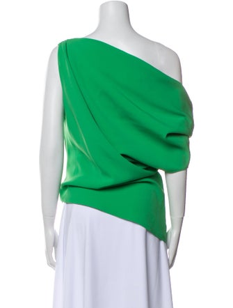 A.W.A.K.E. Mode Cowl Neck Three-Quarter Sleeve Blouse