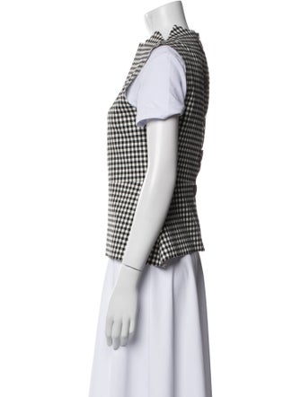 A.W.A.K.E. Mode Plaid Print Vest