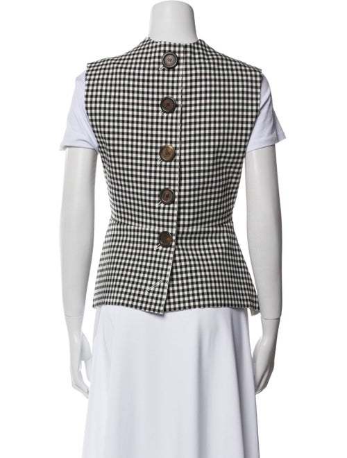 A.W.A.K.E. Mode Plaid Print Vest