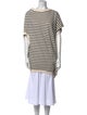 A.W.A.K.E. Mode Striped Scoop Neck Tunic