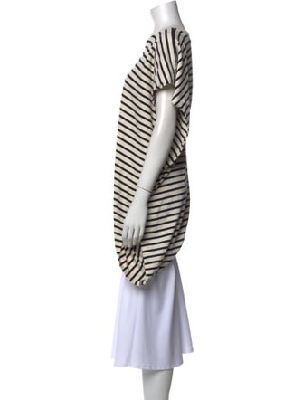 A.W.A.K.E. Mode Striped Scoop Neck Tunic