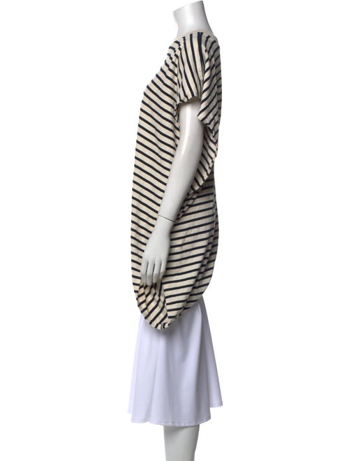 A.W.A.K.E. Mode Striped Scoop Neck Tunic