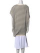 A.W.A.K.E. Mode Striped Scoop Neck Tunic