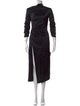 A.W.A.K.E. Mode Turtleneck Midi Length Dress