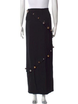 A.W.A.K.E. Mode Virgin Wool Long Skirt