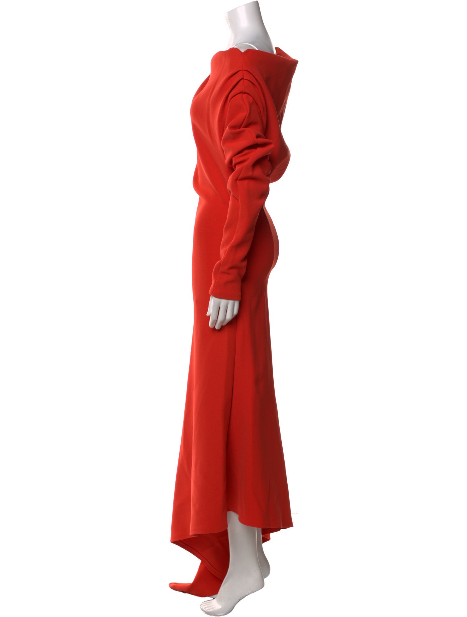 A.W.A.K.E. Mode Bateau Neckline Long Dress