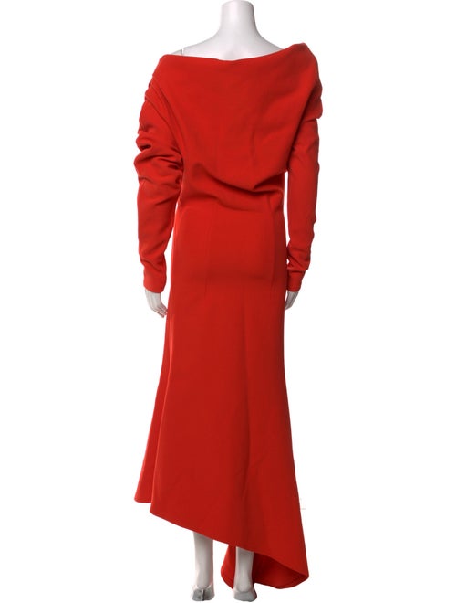 A.W.A.K.E. Mode Bateau Neckline Long Dress