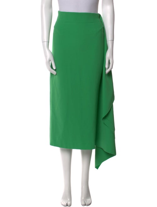 A.W.A.K.E. Mode Raw-Edge Trim Long Skirt