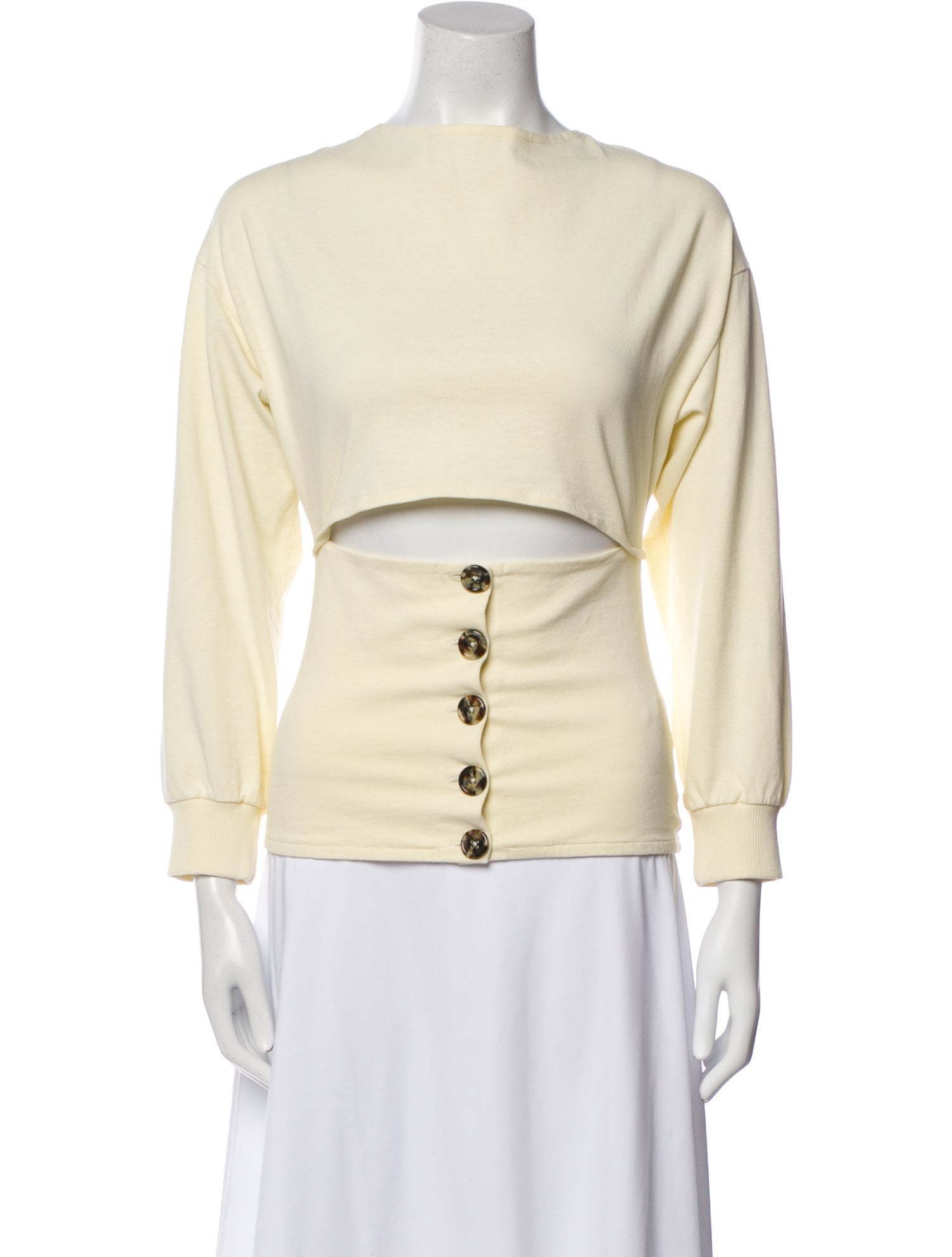 A.W.A.K.E. Mode Bateau Neckline Long Sleeve Sweatshirt w/ Tags