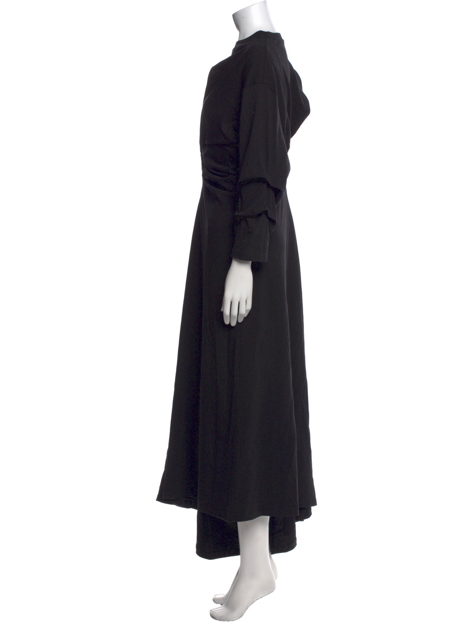 A.W.A.K.E. Mode Bateau Neckline Long Dress