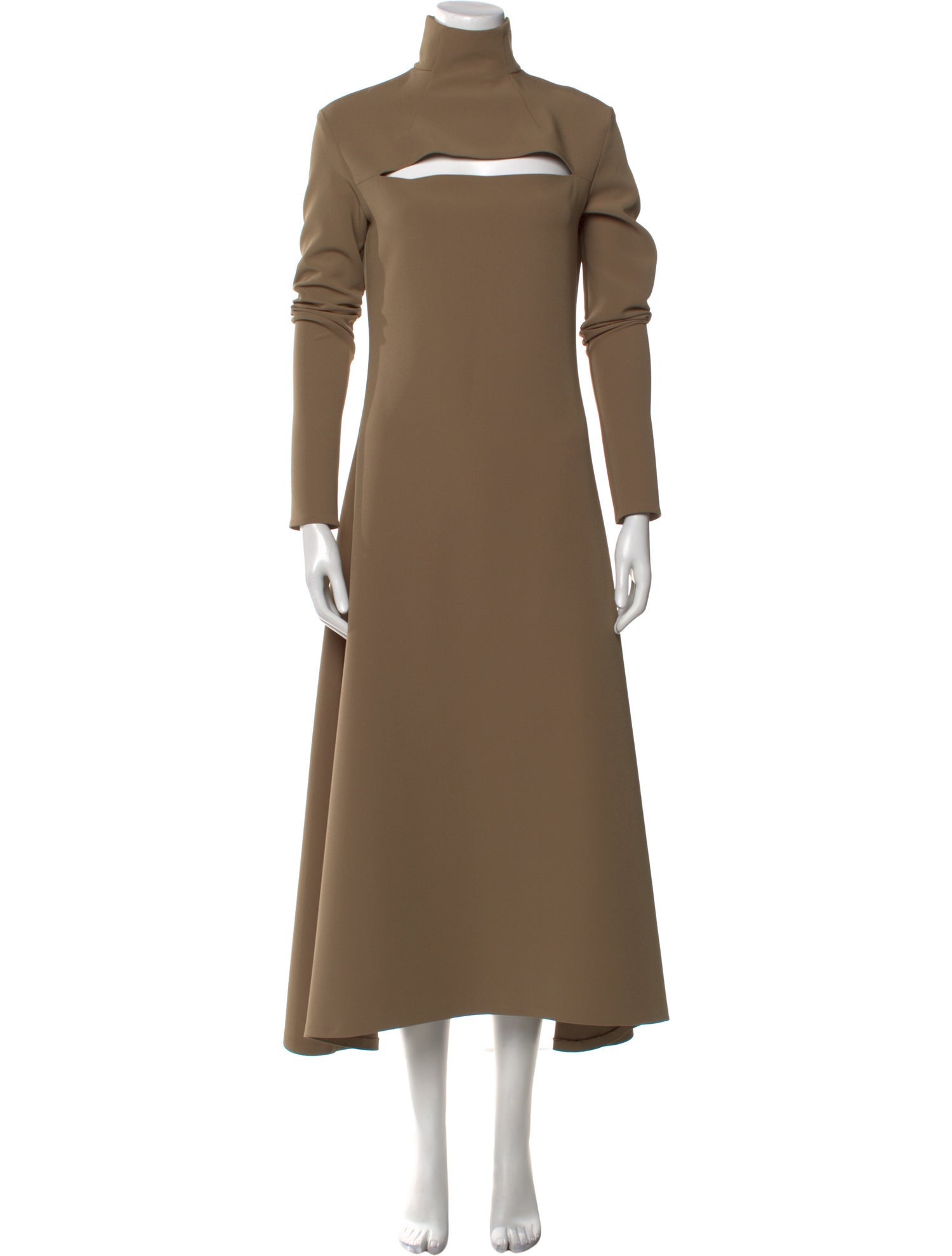 A.W.A.K.E. Mode Turtleneck Long Dress