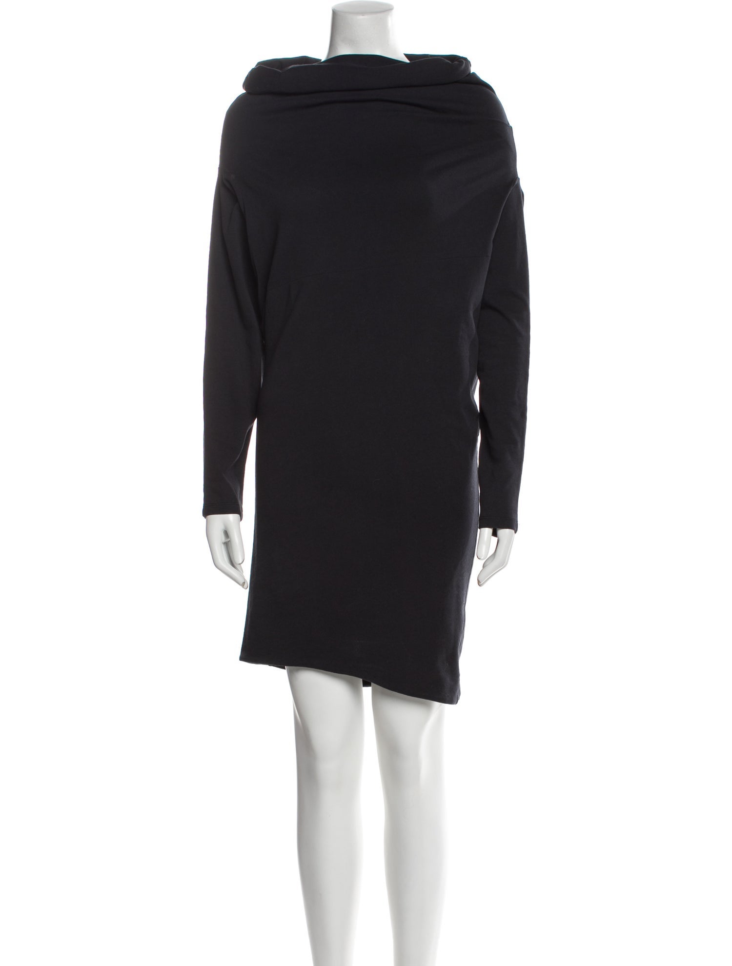 A.W.A.K.E. Mode Cowl Neck Mini Dress