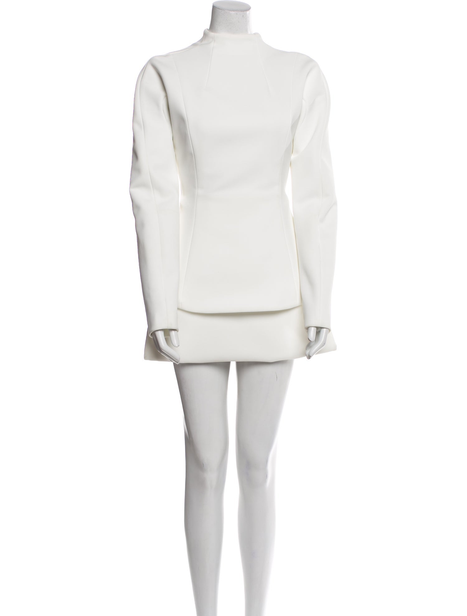 A.W.A.K.E. Mode Mock Neck Mini Dress