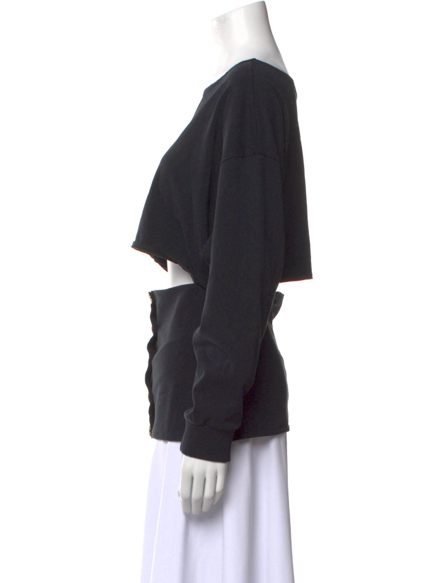 A.W.A.K.E. Mode Bateau Neckline Long Sleeve Sweatshirt w/ Tags