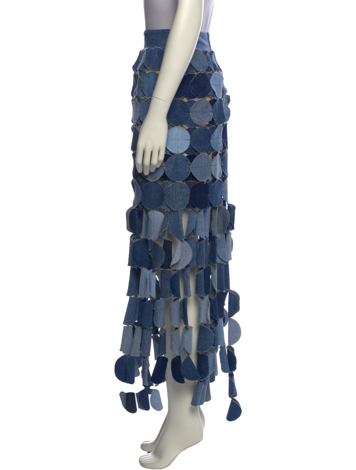 A.W.A.K.E. Mode Printed Midi Length Skirt