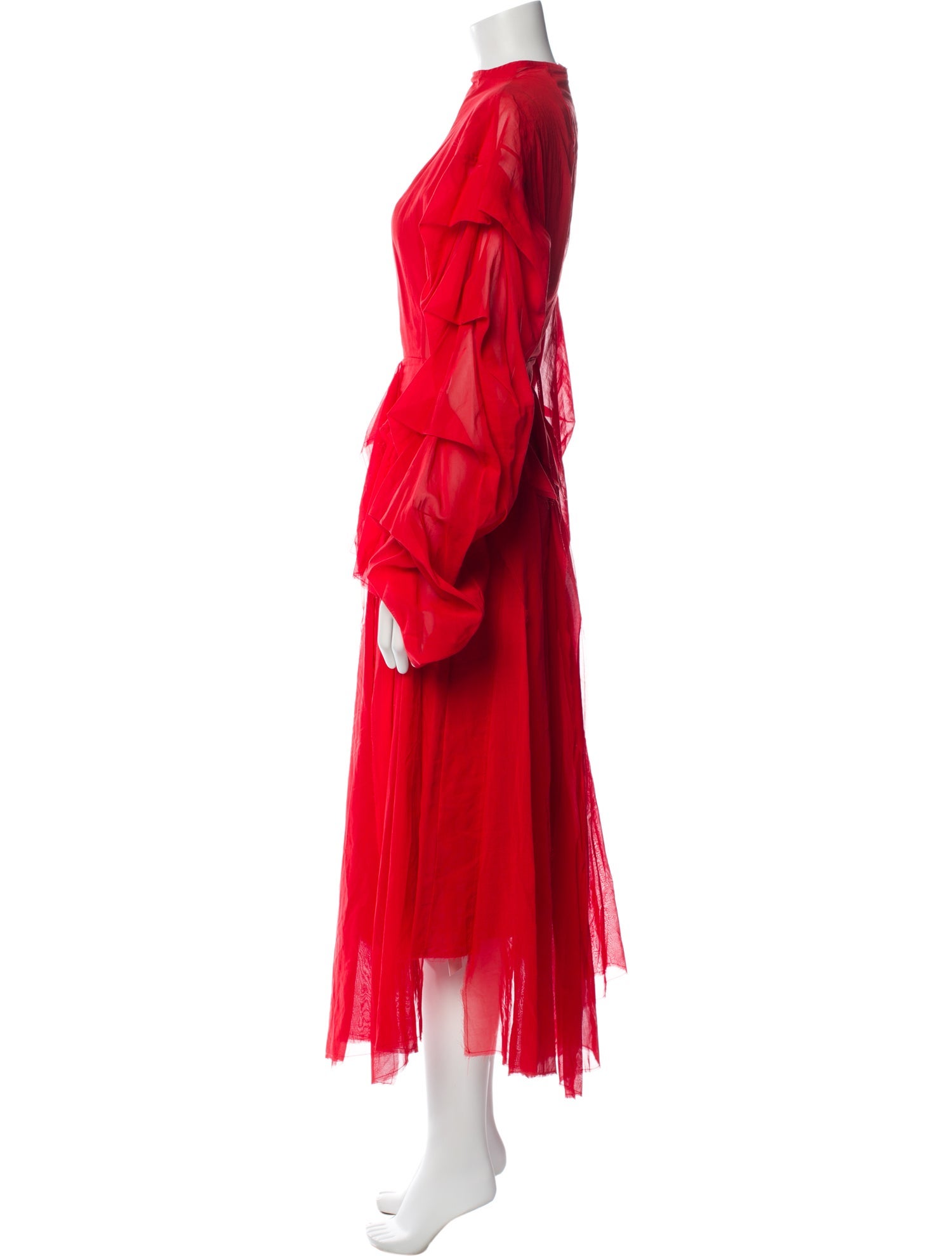 A.W.A.K.E. Mode Mock Neck Long Dress