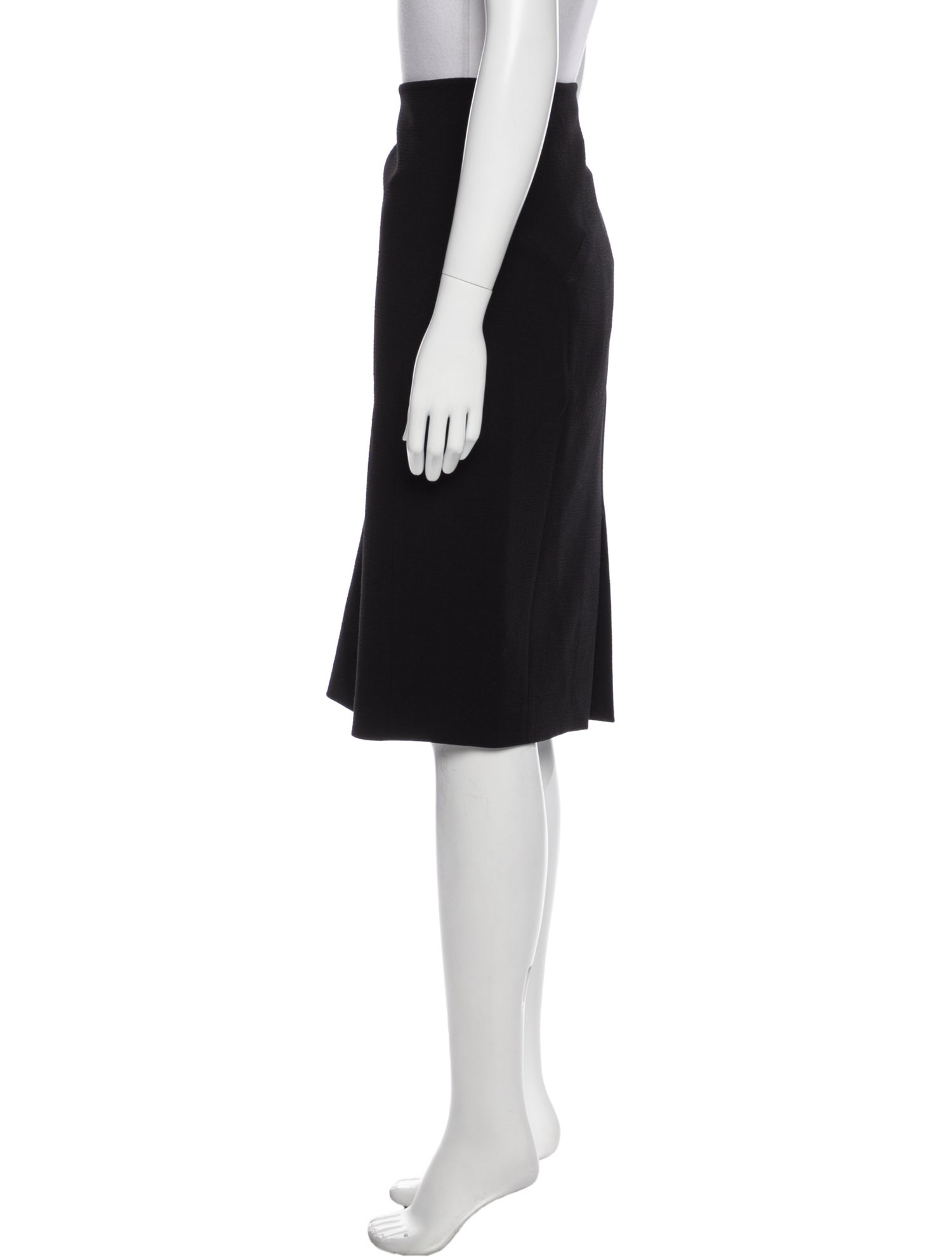 Wtr Wool Knee-Length Skirt