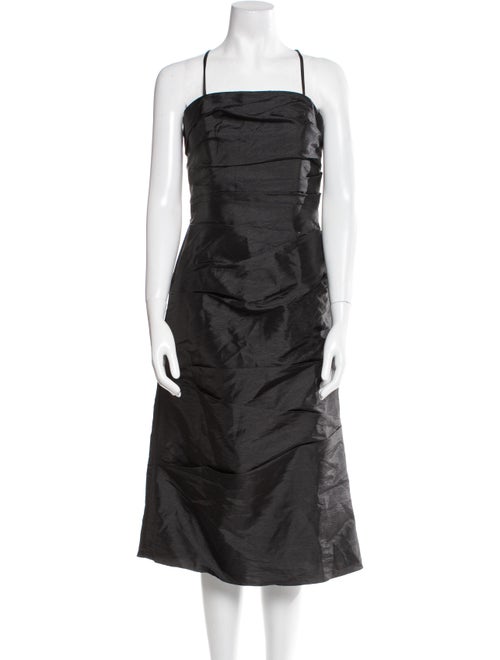 Wtoo by Watters Square Neckline Midi Length Dress