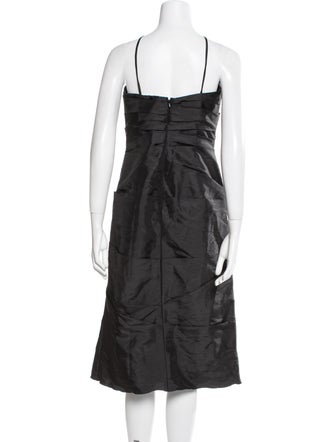 Wtoo by Watters Square Neckline Midi Length Dress