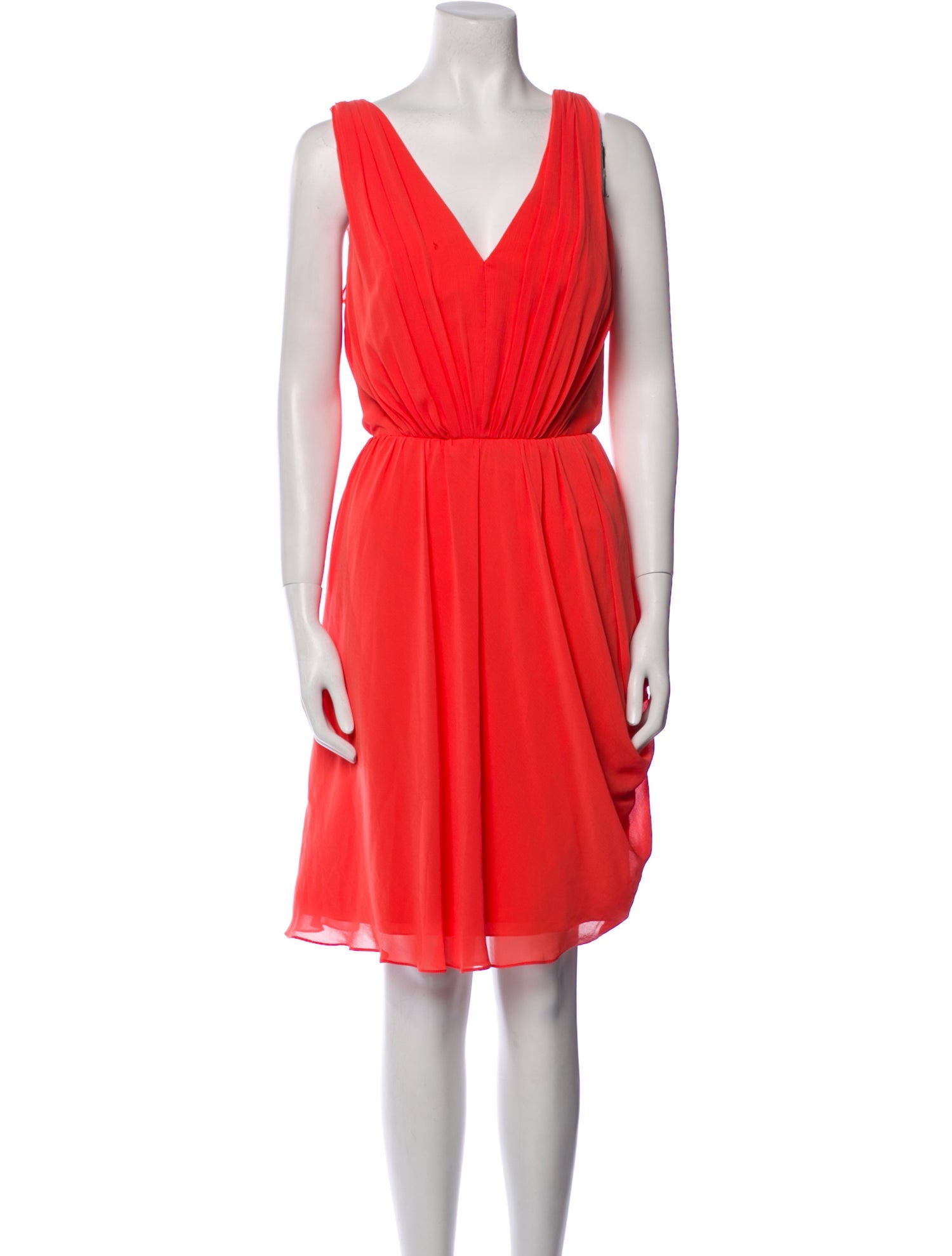 Wtoo by Watters V-Neck Knee-Length Dress