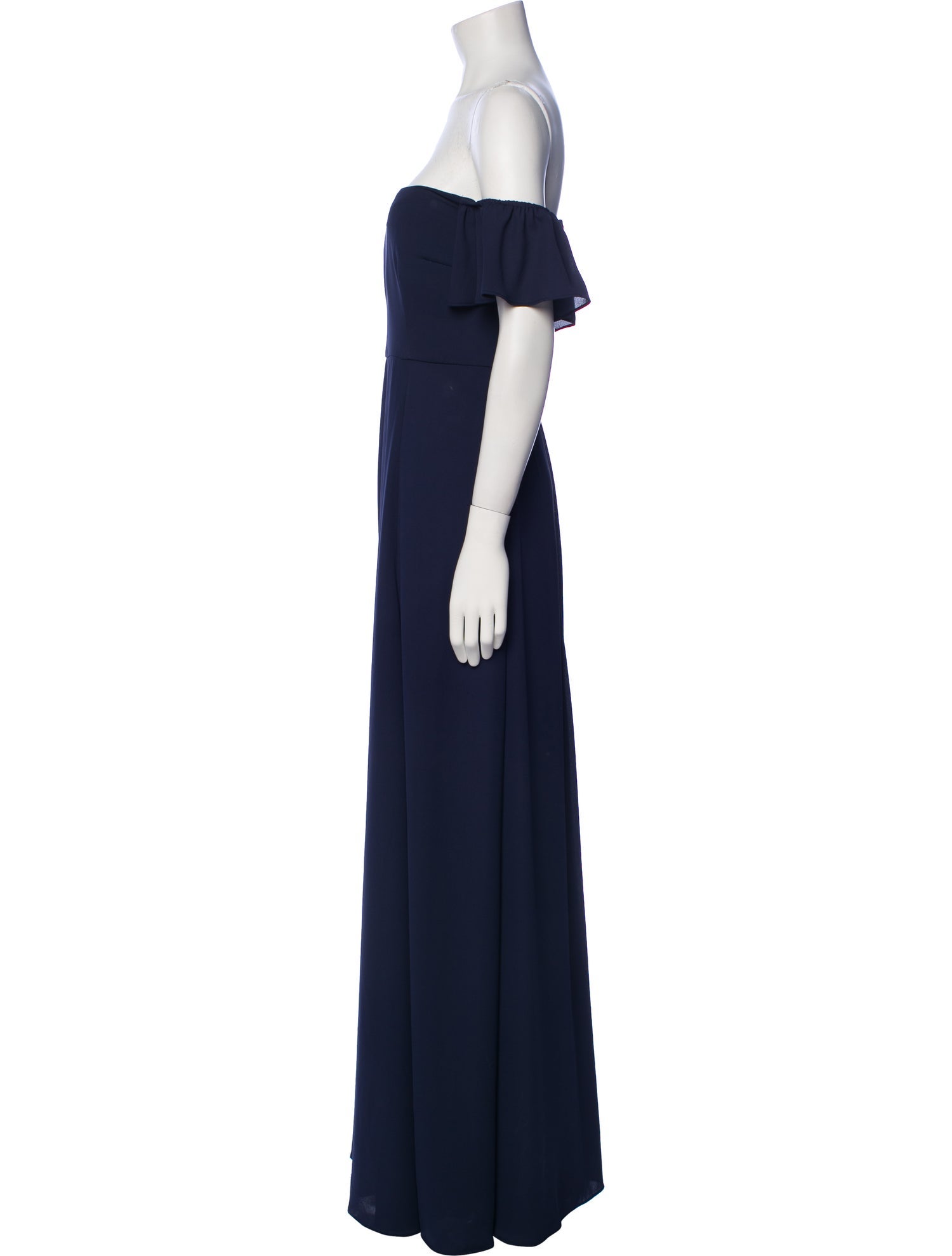 Wtoo by Watters Off-The-Shoulder Long Dress