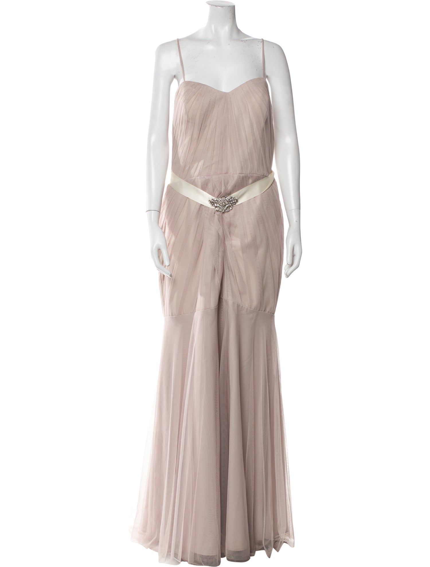 Wtoo by Watters Square Neckline Long Dress