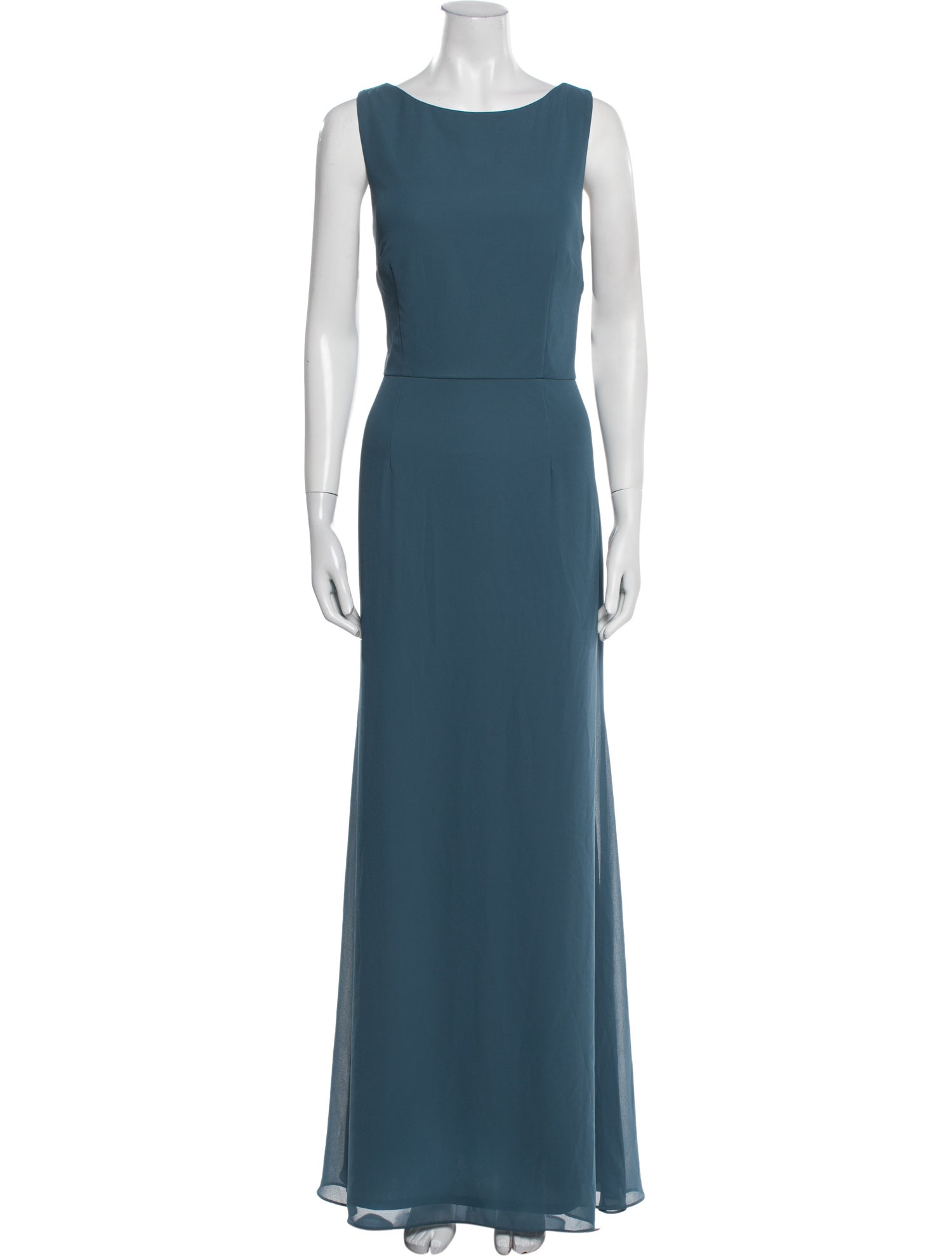 Wtoo by Watters Bateau Neckline Long Dress